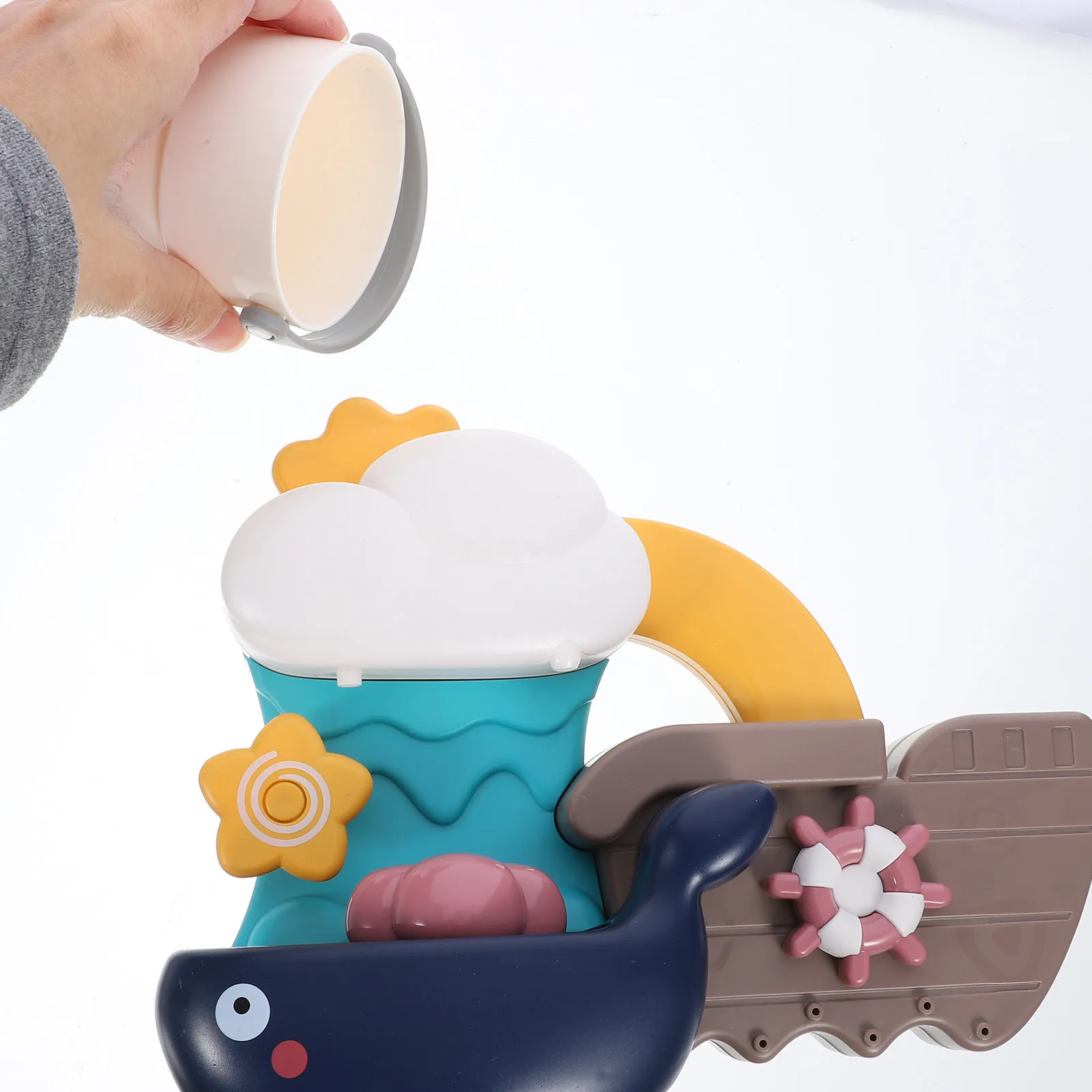 

Whale Bath Game Waterfall Effect Shower Plaything for Kids Years Fun Baby Bath Play Indoor Bathtub Shower Kids