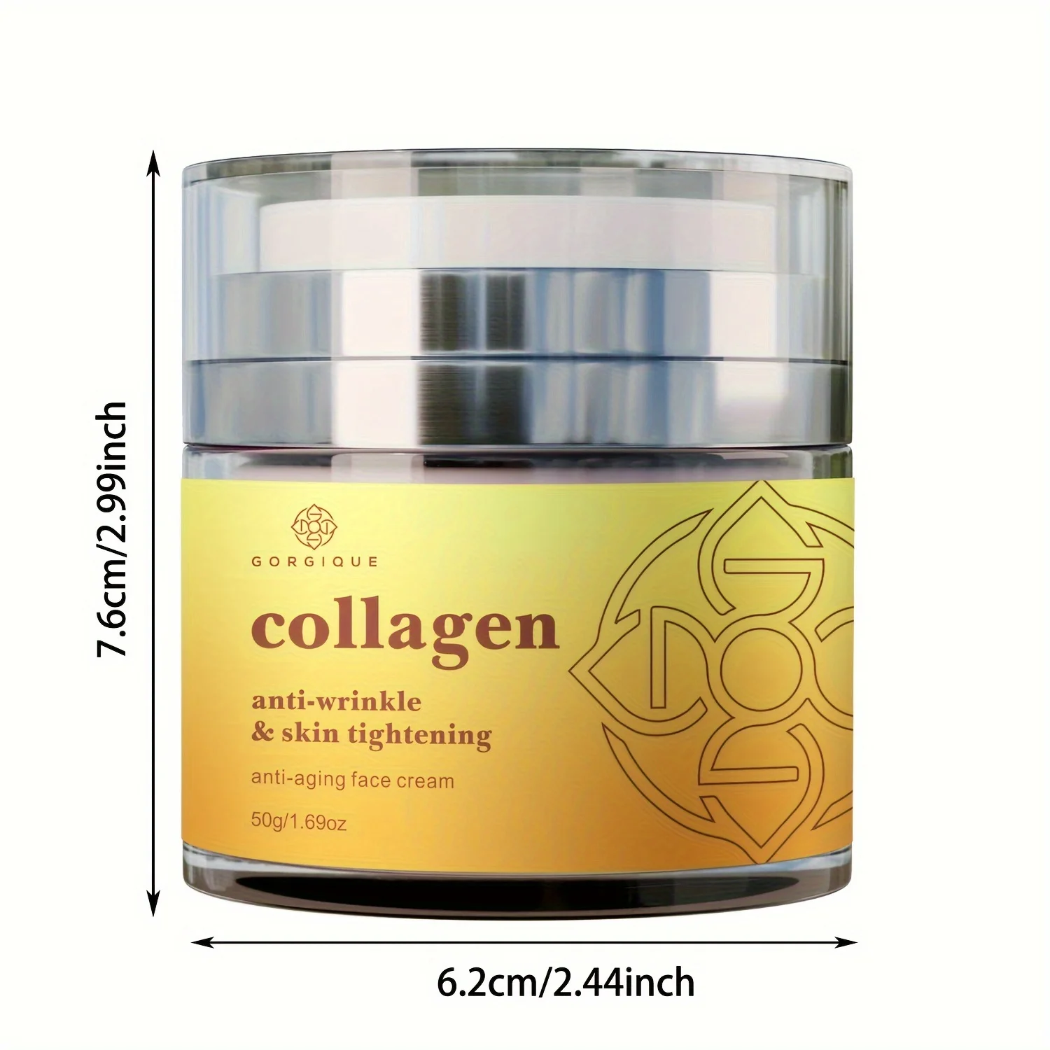 Crema facial de colágeno con aumento de colágeno, hidratante reafirmante, vitamina E, vitamina B5