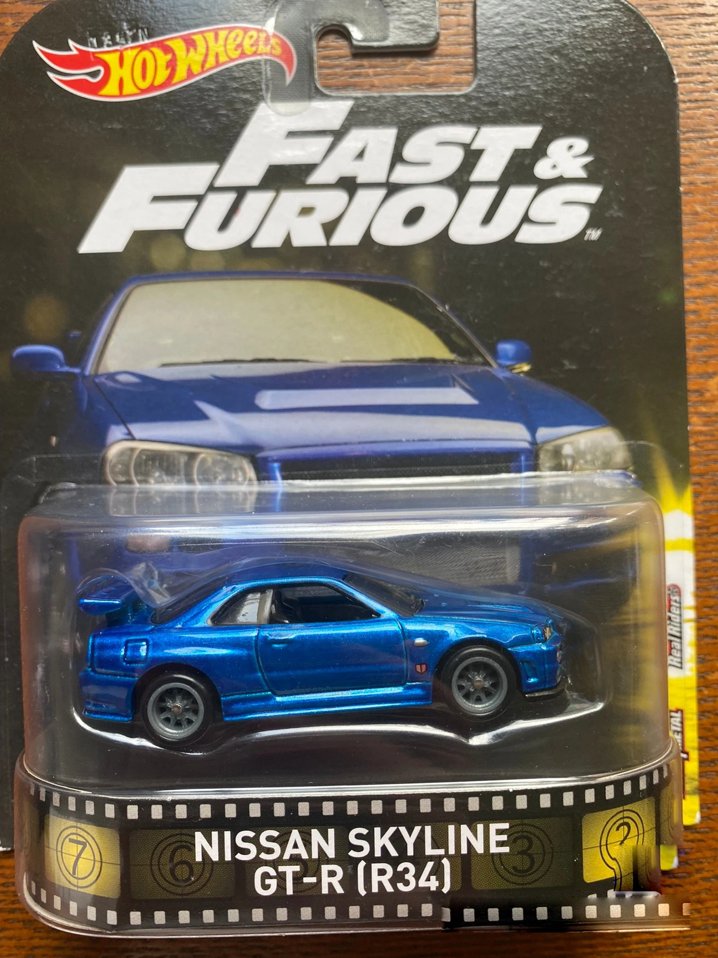 Hot wheels Fast and Furious Nissan Skyline GT-R BNR34  1/64 Collection Diecast Alloy Model Car Toys DMC55