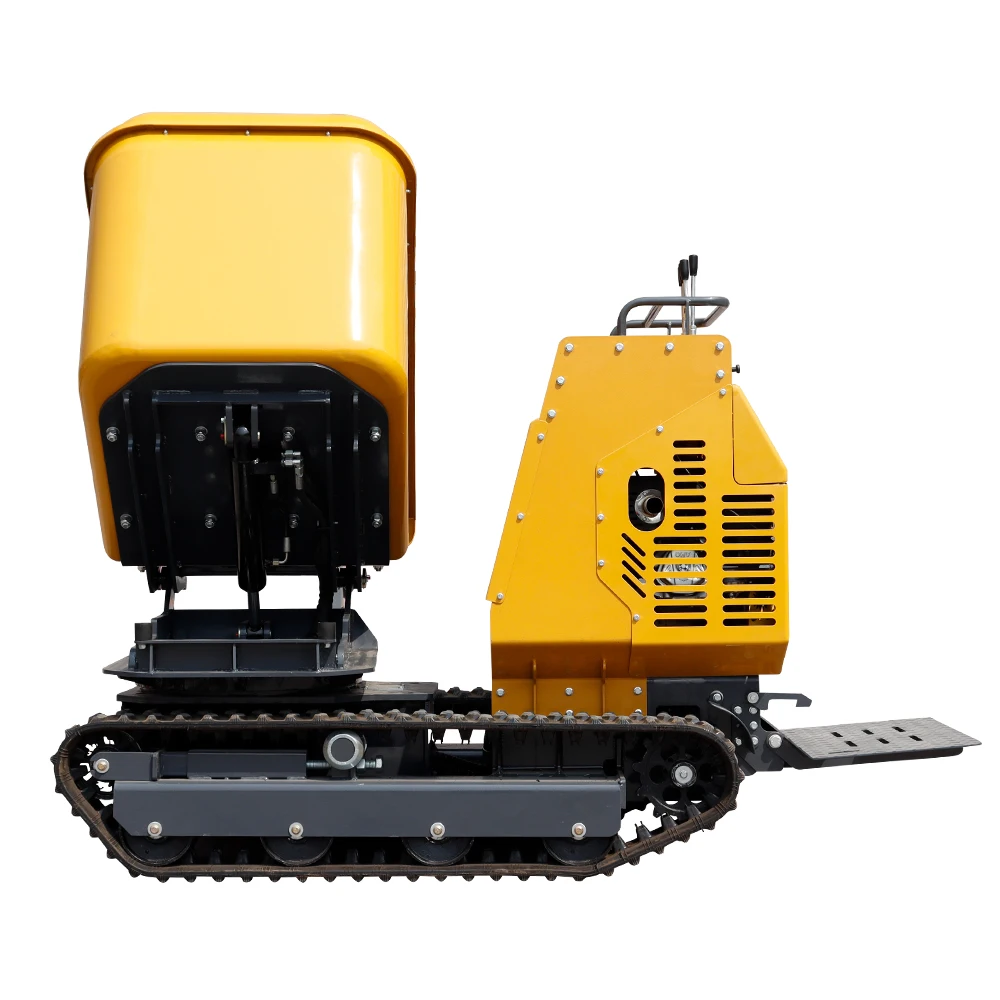 2026 Mini Crawler Dumper Small Tracked Dump Truck with High Capacity for Construction and Landscape Projects