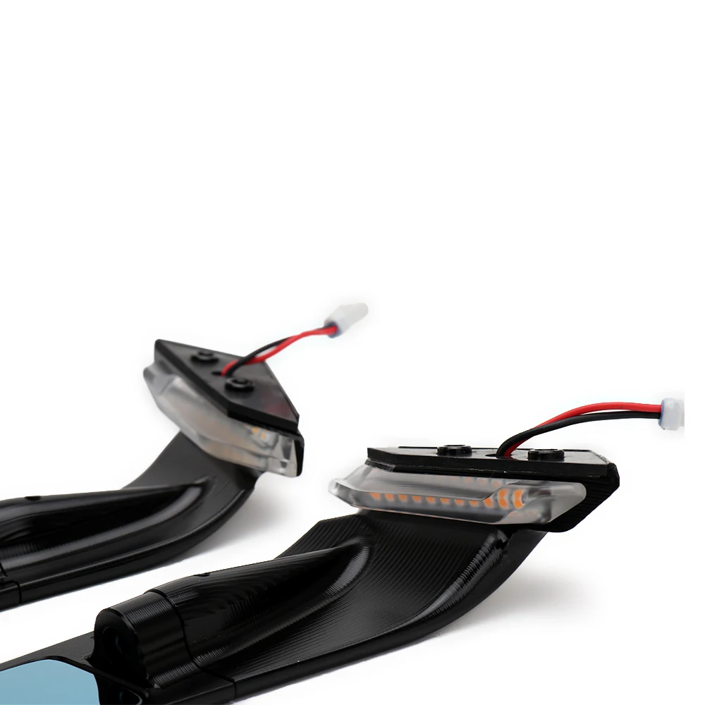 Stealth mirror For Ducati Panigale V4 V4S PANIGALE V2 V2S Motorcycle Rear Side Rearview Mirrors with LED turn signal
