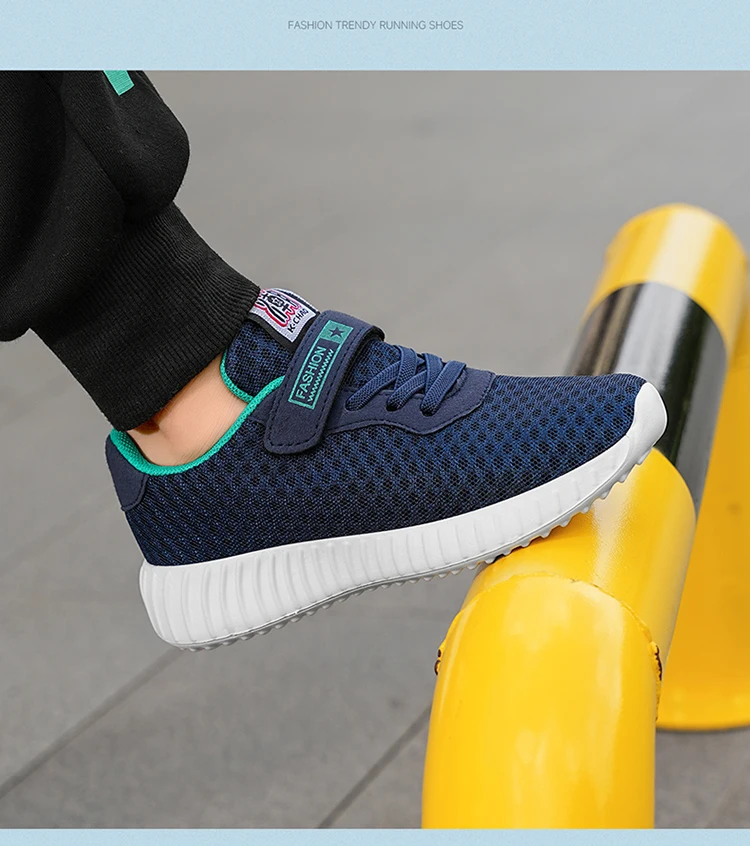 Atmungsaktive, leichte Sommer-Sneaker für Kinder, Jungen, Outdoor-Laufschuhe für Sport und Tennis, Größe 28–39 – Detail 10