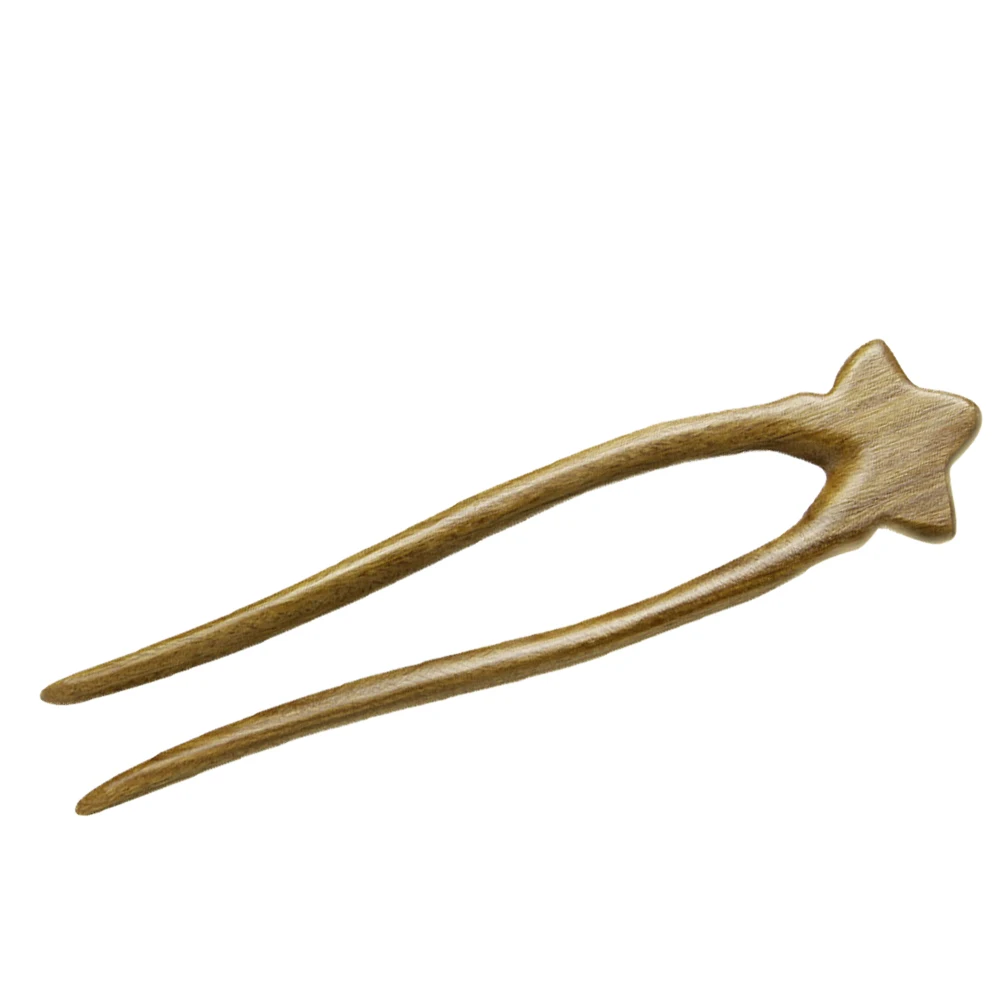 

Double Hairpin Stick Accessories High Quality Wood Sticks for Long Buns French Thick Hair Hairpins Smooth Shaped Design