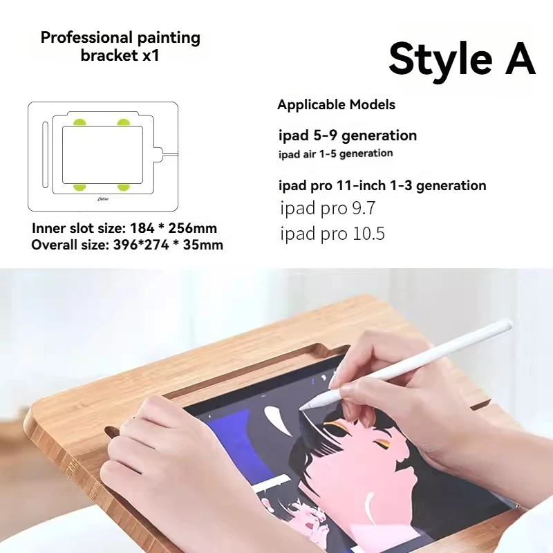 The Angle of The Painting Stand Can Be Adjusted Desktop Support Stand Is Suitable for Increasing The Height of Tablets