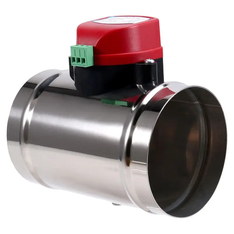 

Электрический заслоночный клапан из нержавеющей стали 220В, моторизованный обратный клапан для труб 4 дюйма (100 мм)