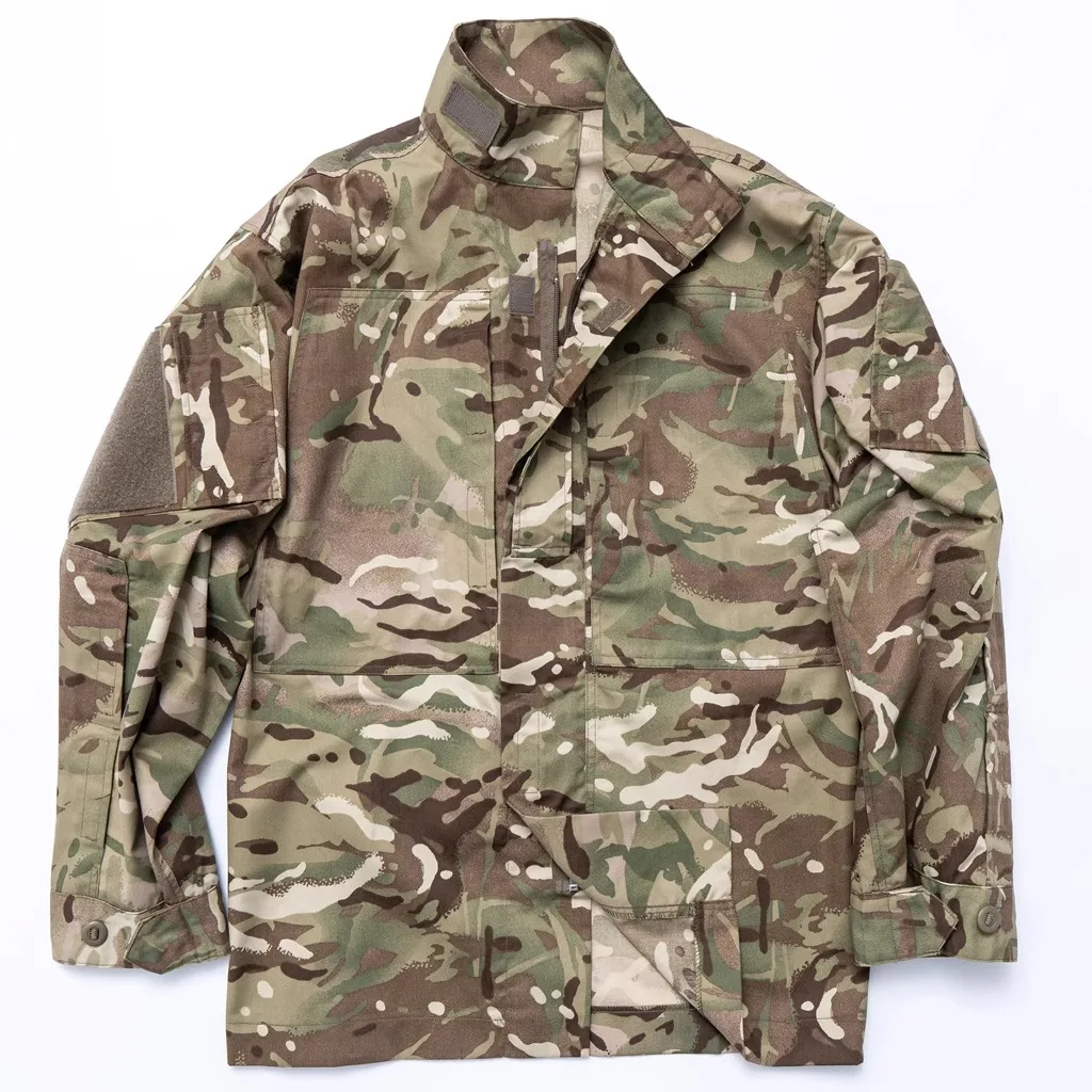 

Британская военная версия MTP вездеходный камуфляж BDU Top PCS Стандартная тактическая куртка Общественные волосы Оригинал