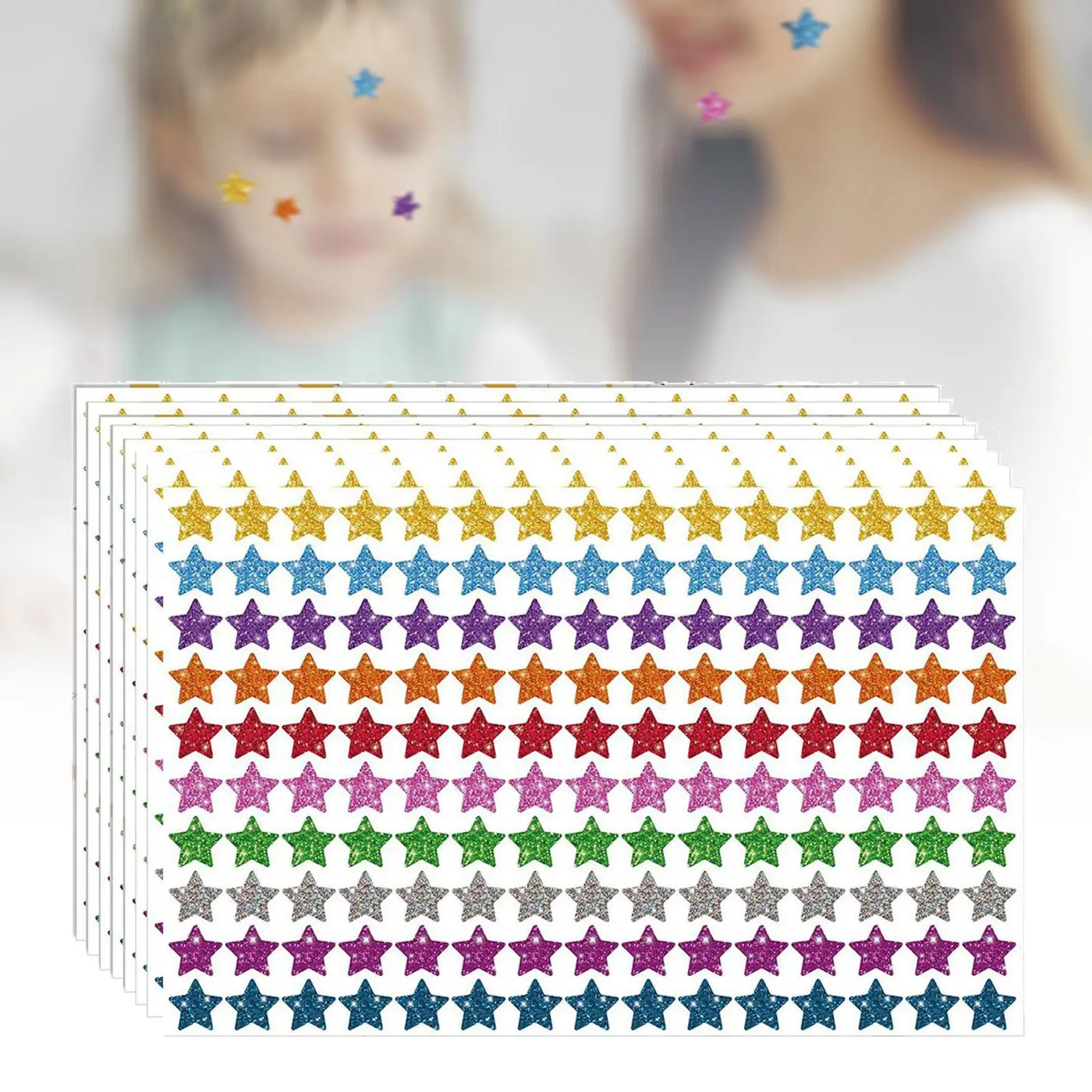 Small Star Stickers for Kids Reward DIY Crafts Incentive Stickers for School