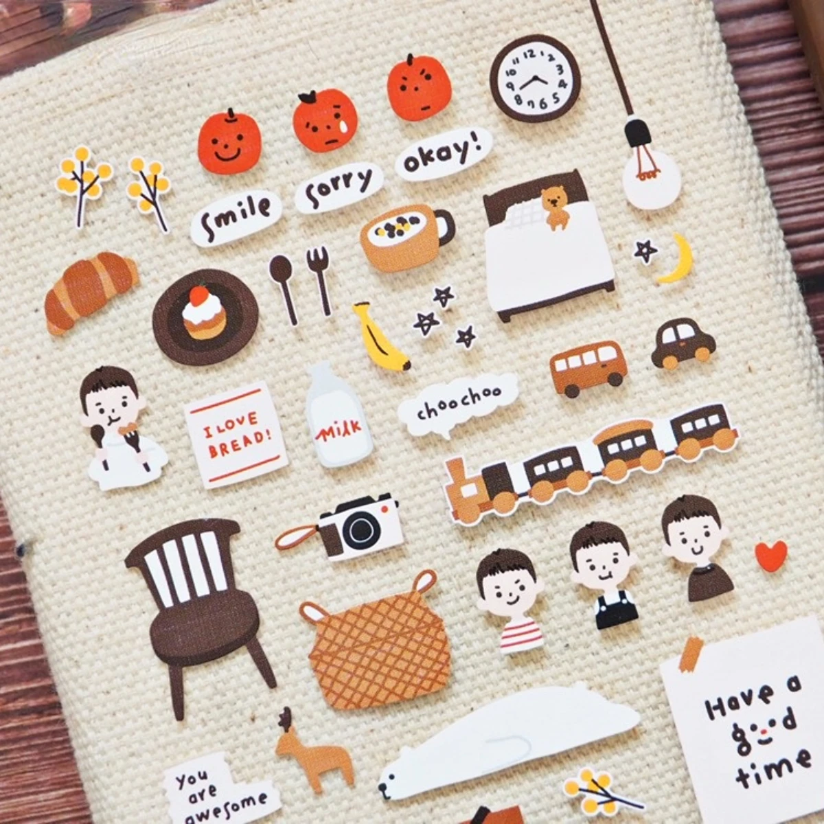 

Korean Import Suatelier Beautiful Life Awesome Cartoon Decorative Stationery Stickers Scrapbooking DIY Journal Sticker School