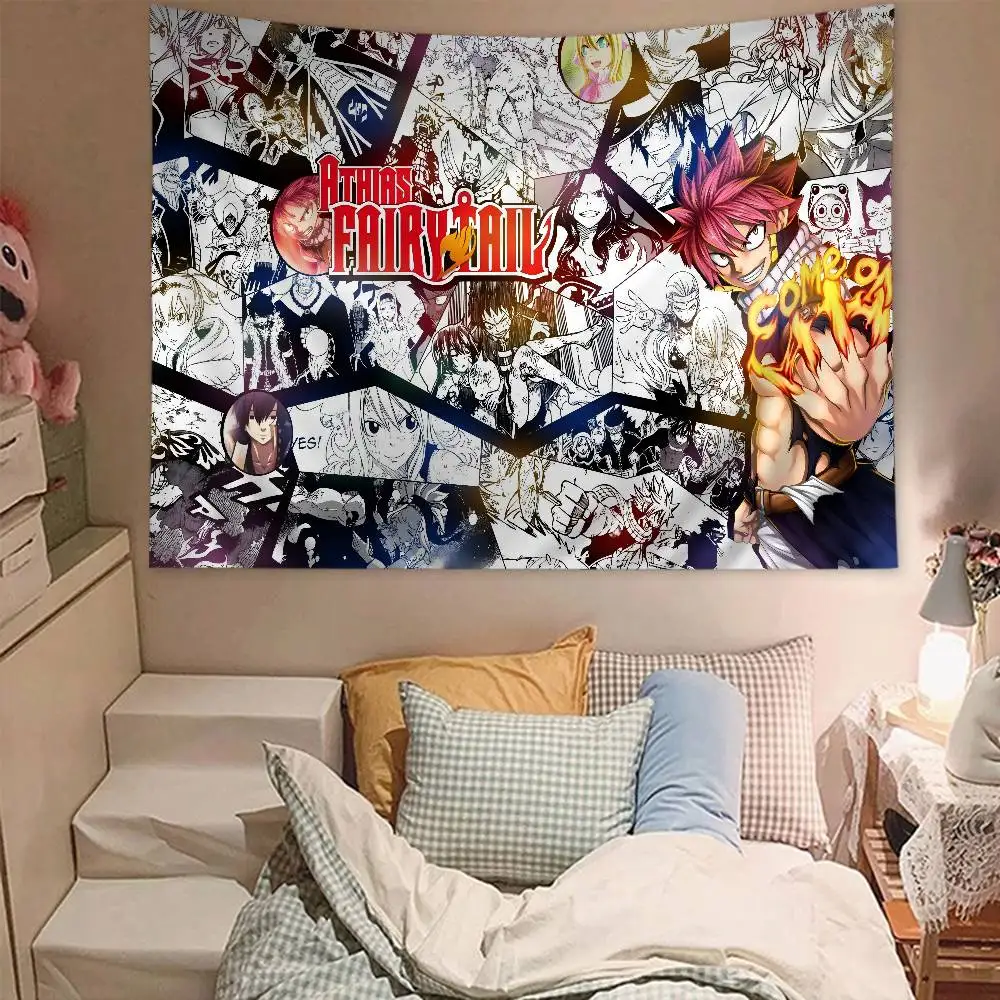 Anime F-fairy Tail DIY Wall Tapestry for Living Room Home Dorm Decor Wall Art Decor