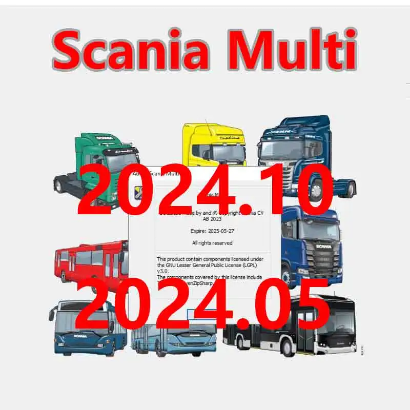 

Scania Multi 2024.10 или 2024.05 Многофункциональный каталог электронных деталей Scania Multi Truck Bus & Engine Scania EPC с нашивкой unexpire