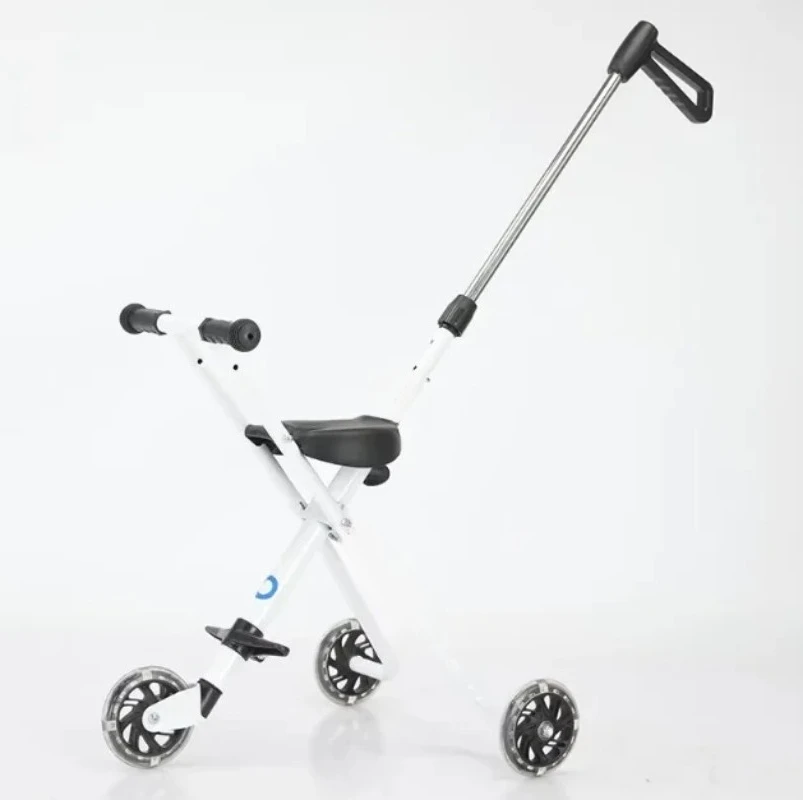 Foldable Lightweight Kids Travel Scooter For 6-12 Years Old Children Portable Outdoor Walking Sliding Cart