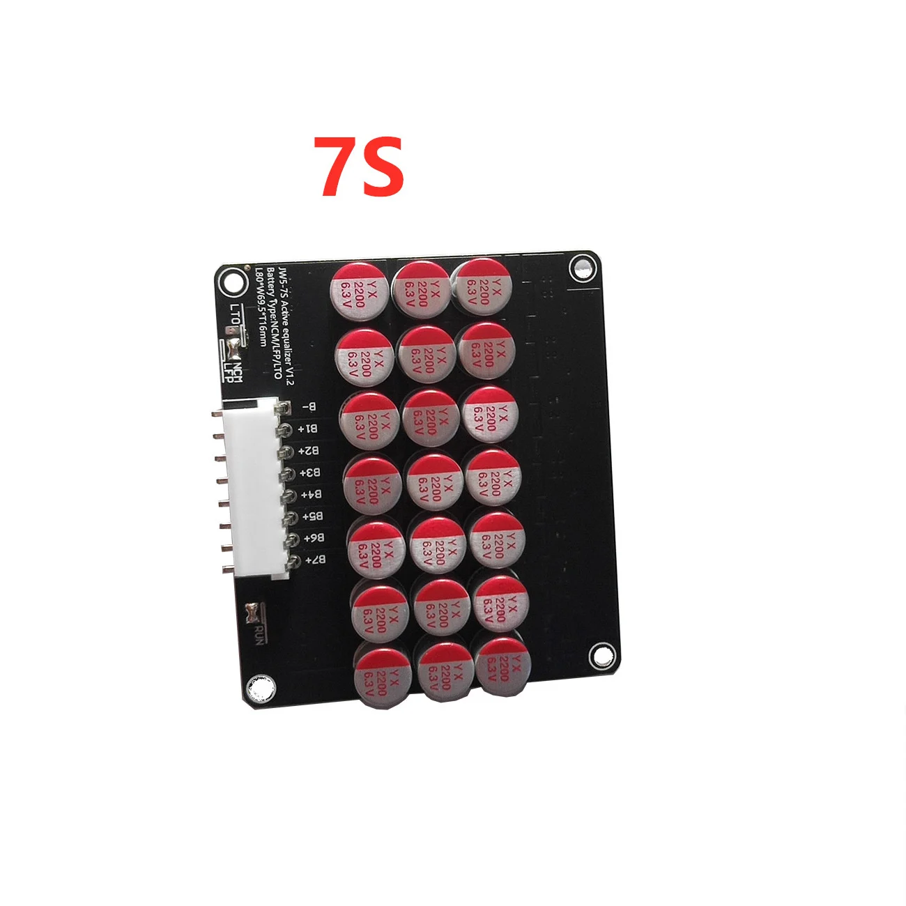 1.2A Balance for Li-Ion Lifepo4 LTO Lithium Battery Active Equalizer Balancer Board Capacitor BMS 7S