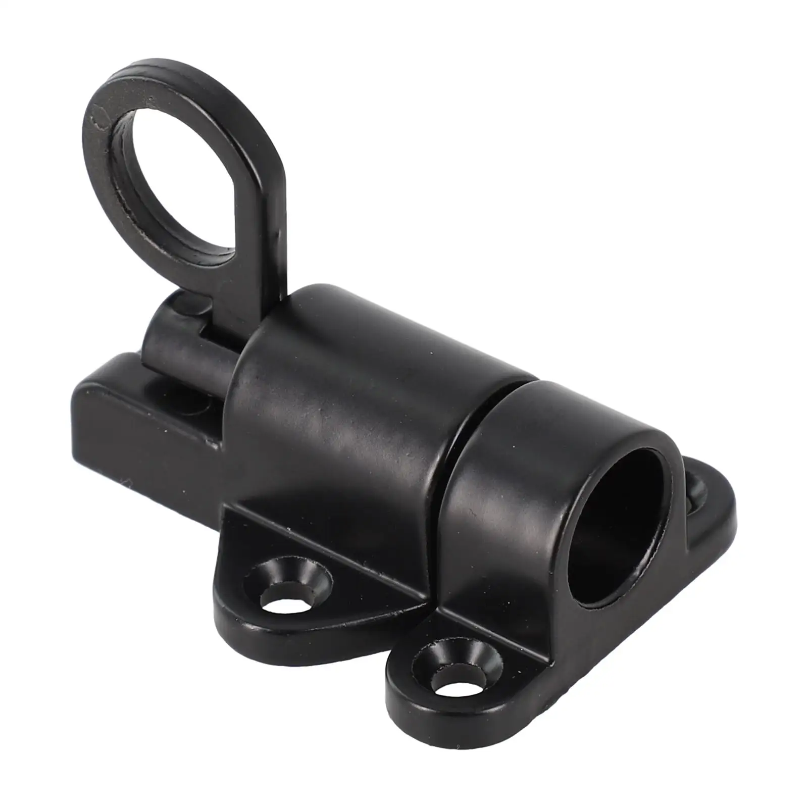 Anello di sicurezza per cancello per finestra in lega di alluminio Serratura per porta a molla Bullone per porta rimbalzo Serratura automatica per finestra Nero/bianco/argento