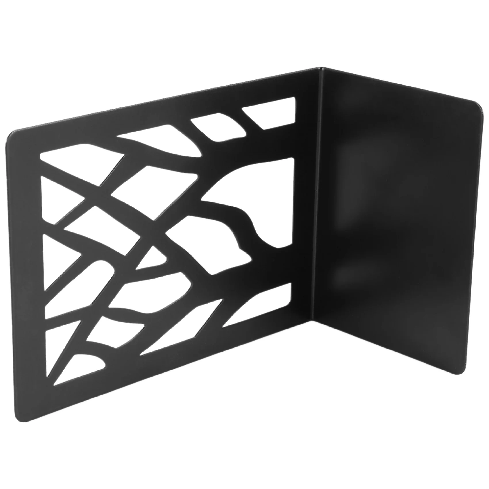 Stylish-Book Ends For Heavy Books,Book Shelf Holder Home Decorative, Metal Bookends Black 1 Pair,Bookend Supports, Book Stoppers