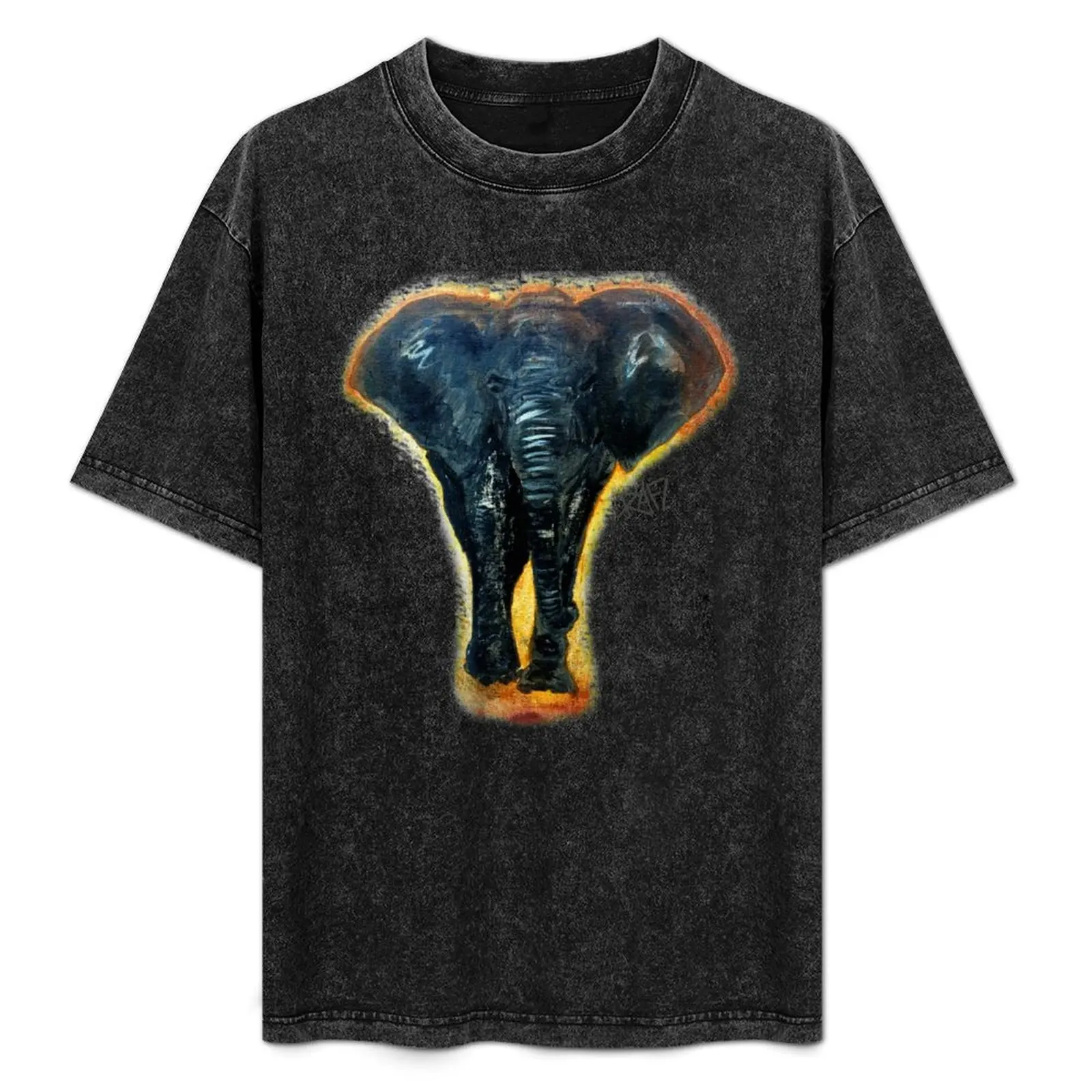 

Antique Elephant Design By Rafi Perez T-Shirt Casual Trendy Streetwear Tee Shirt