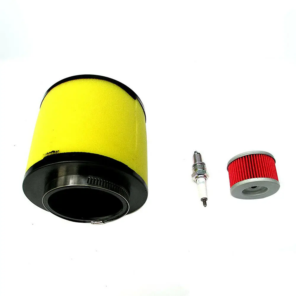 Air Filter Oil Filter & Spark Plug Fit for Rancher 350 Foreman