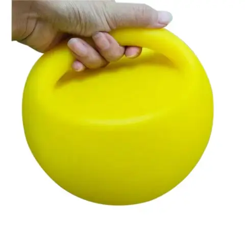 Soft Rubber Water-Filled Adjustable Kettlebell  Children's soft kettle bell  20x19cm