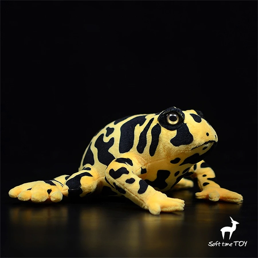 Poison Dart Frog Plush Toy High Fidelity Poison Arrow Frog Plushie Poison Frogs Peluche Lifelike Stuffed Animals Simulation Doll