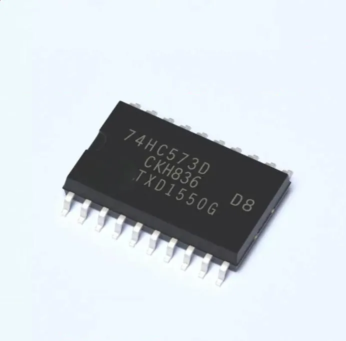 5 pieces  Wide-body 7.2mm  74HC573D  74HC573  8-bit tri-state output D-type latch SOP20 surface mount 20-pin  Quality guarantee