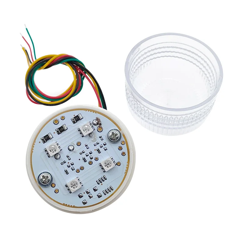3 Color Strobe Signal Warning Light Magnet LTA5002 12V 24V 220V Indicator Light LED Lamp Small Flashing Buzzer Security Alarm