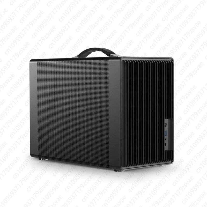 

Carry Bag MATX Host Box Convenient Desktop DIY Mini Desktop Compact Breathable Mesh White ITX