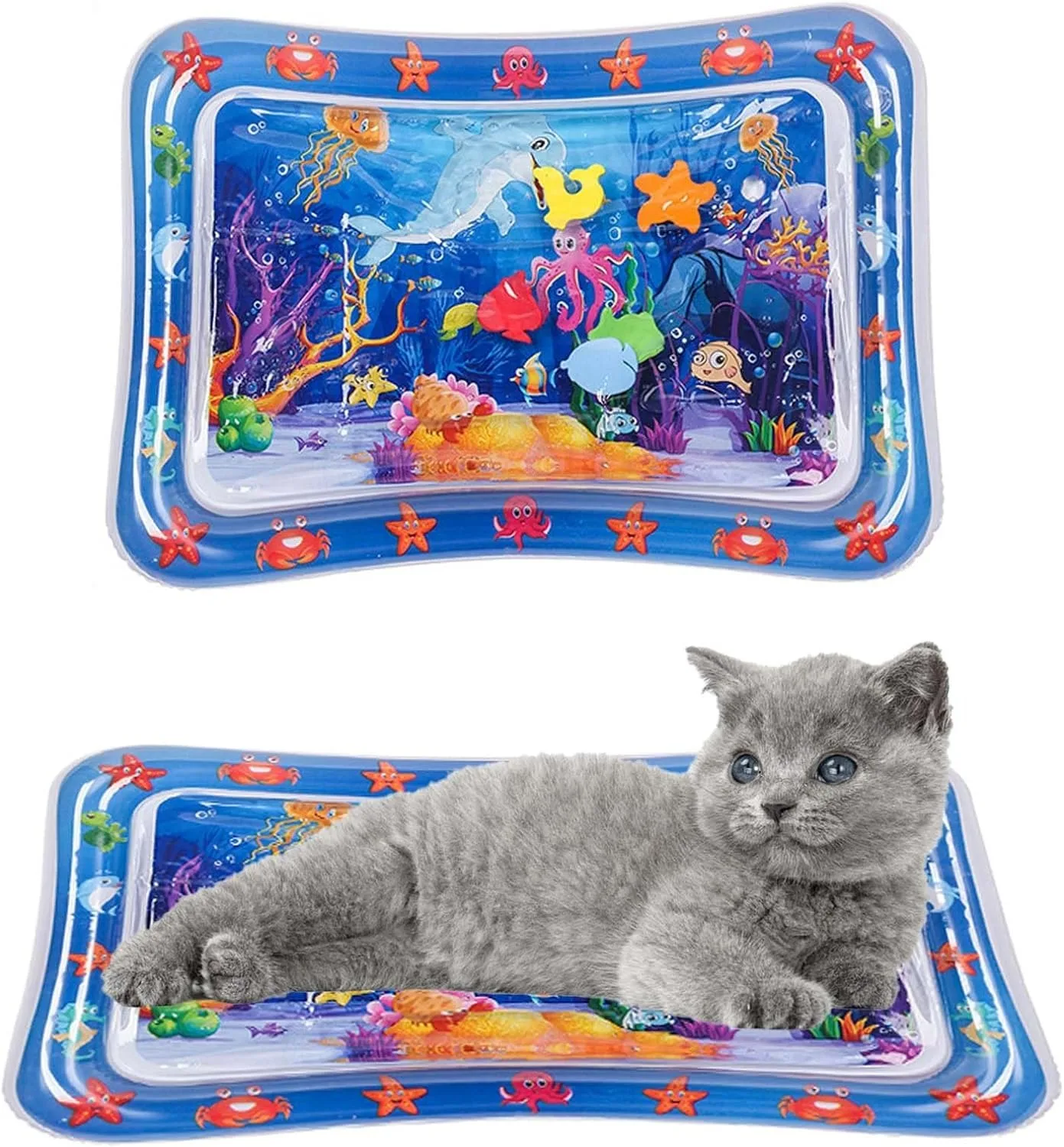 

Cat Water Play Mat, Small and Medium Sized Dog Bed, Pet Igloo, Pet Summer Cooling Mat Pet Accessories