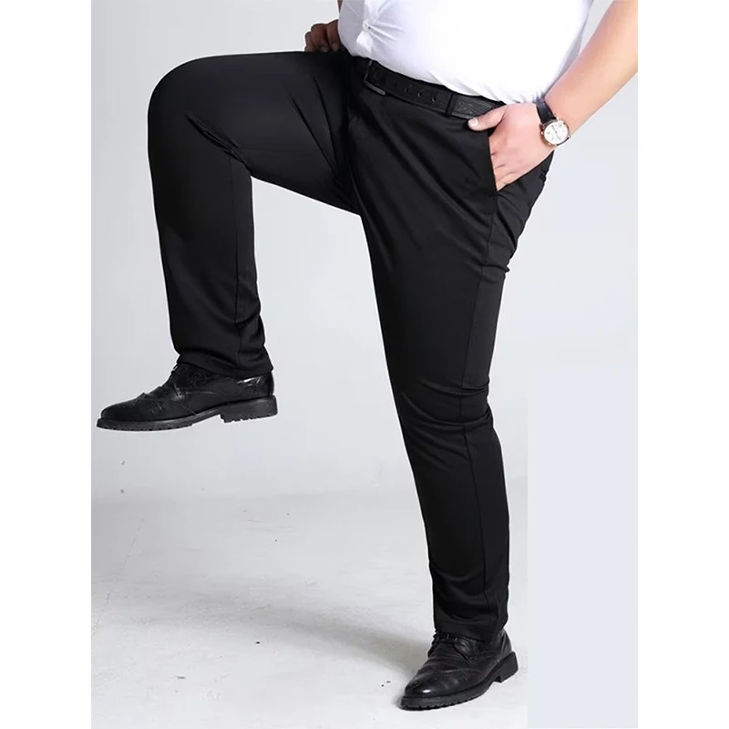 suit pants men straight leg loose casual suit long pants men hanging formal trousers