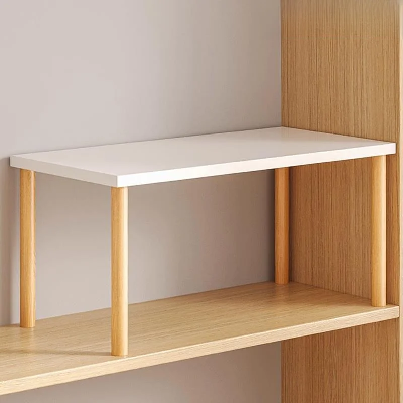 Kitchen Wood Board Shelf Multi-layer Table  Elevation Rack Home Furniture Storage Organizer H-Shape Bracket Economy Model