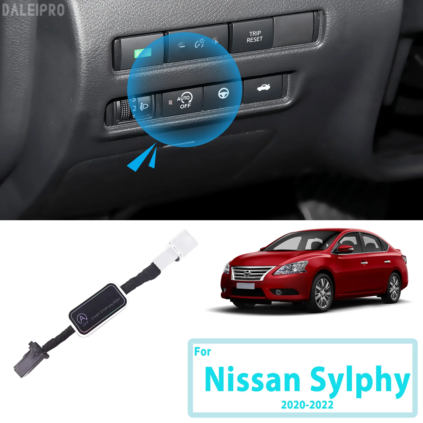 

For Nissan Sylphy MK14 2020 2021 2022 Automatic Stop Start Engine System Disable Smart Shut Down Car Auto Start Stop Eliminator