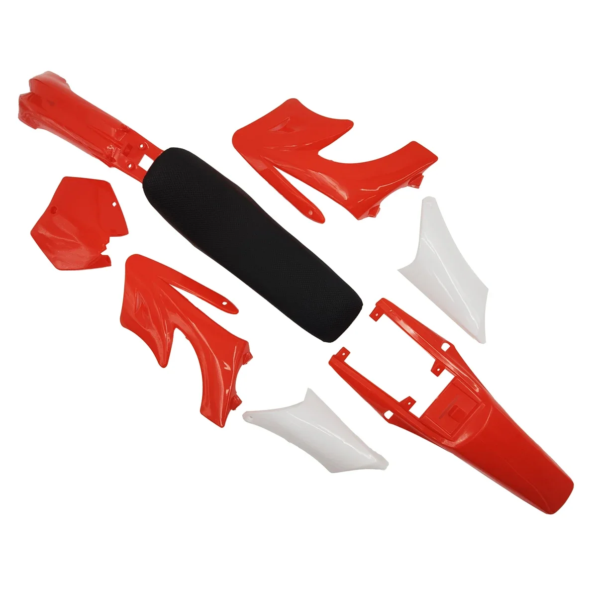 For 47cc 49cc Apollo Mini Dirt Bike 7 Colors Apollo Plastic Fairing Body Kits Front License Number Fender With Seat Cushion - Image 5