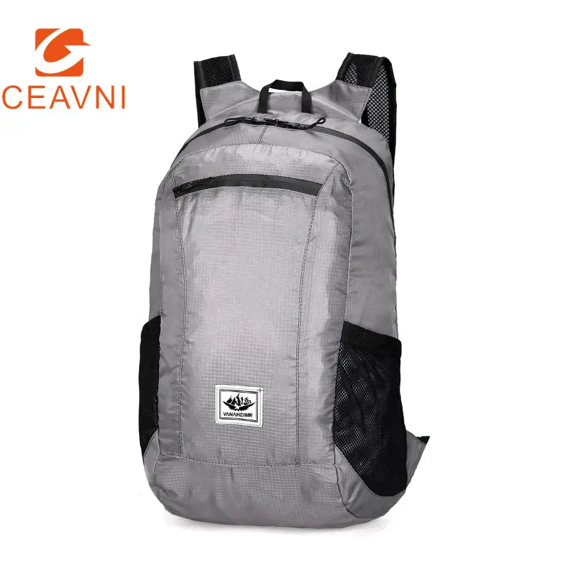 Portable Foldable Backpack Ultralight Folding Bag Large Capacity Outdoor Fitness Sports Backpack Colorful Multi-functional Bag