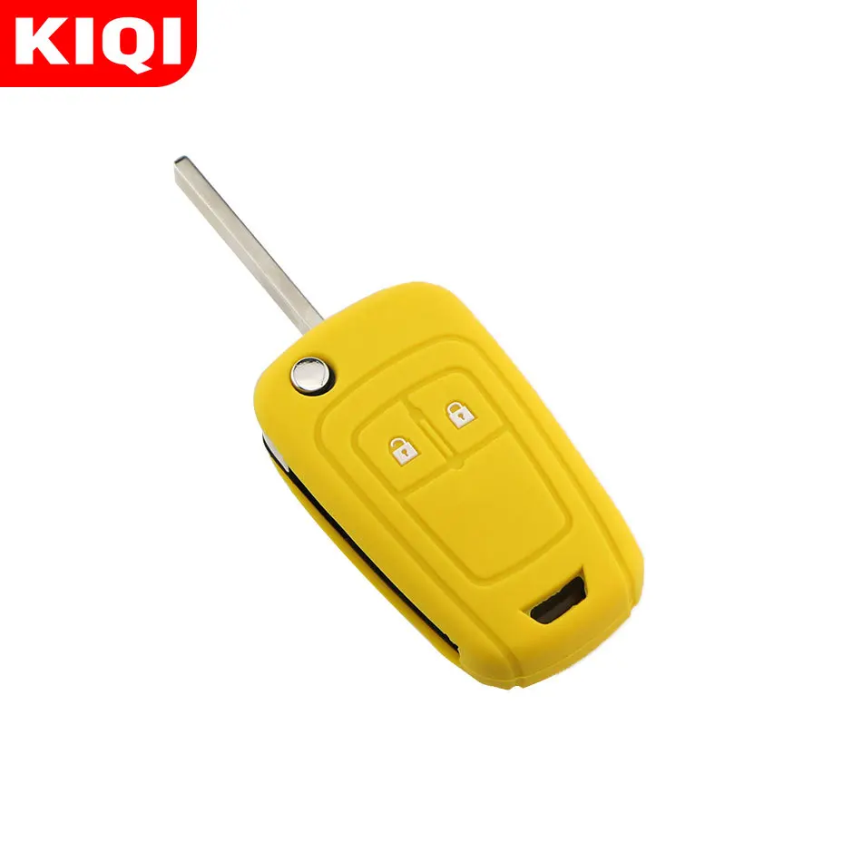 2 Button Silicone Car Remote Key Cover Case for Chevrolet Chevry Cruze Sedan Hatchback Malibu Trax Aveo 2009 - 2015 Accessories