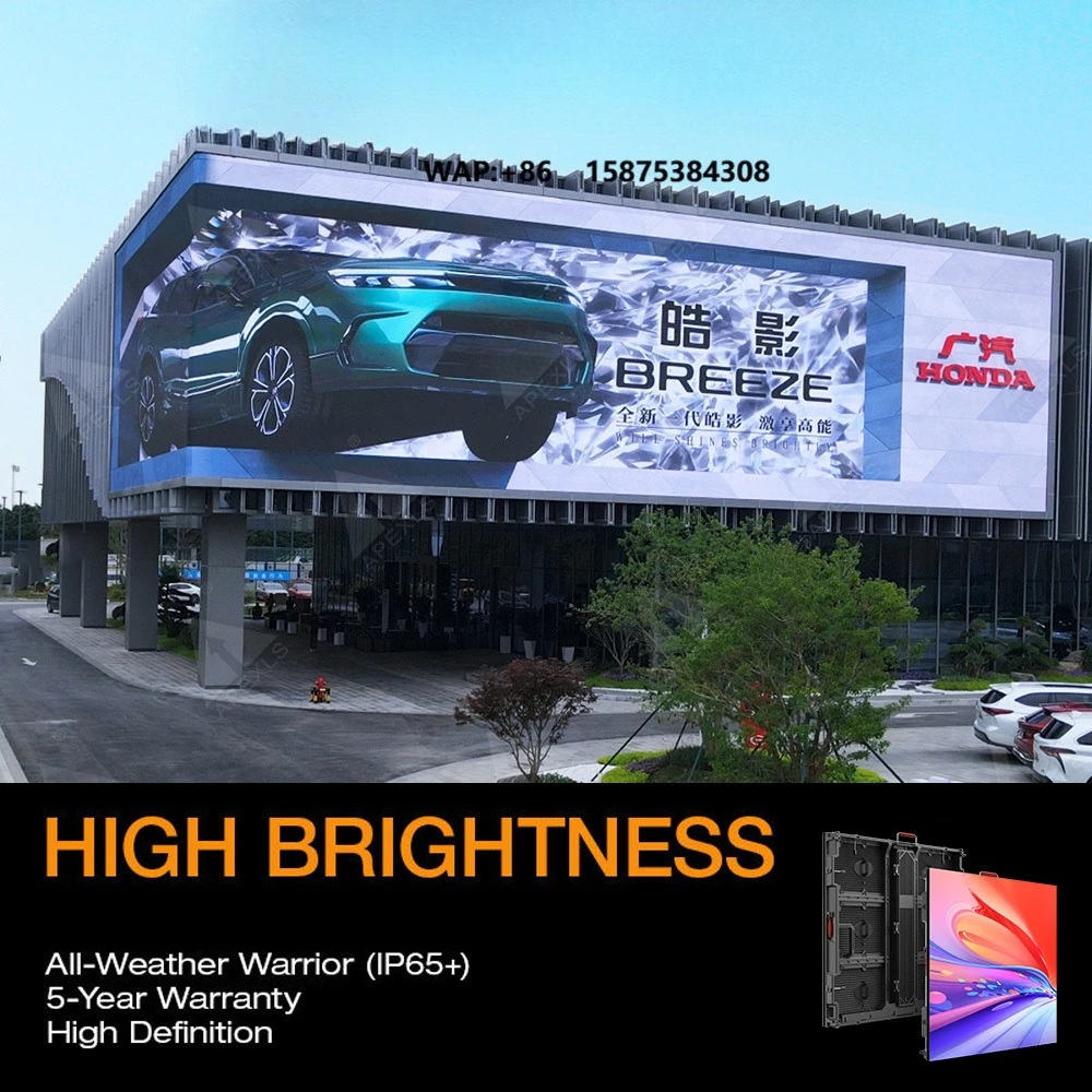 Manufacturer Fast Delivery Fixed Outdoor Advertising Billboard Led Screen Display 3d Outside Building Shop Digital Sign Display