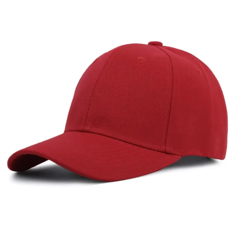 Baseball Cap Solid Color Curved Brim Men and Women's Light Board Blank Adjustable Lovers Cap Outdoor Hip Hop Sun Visor Gorras