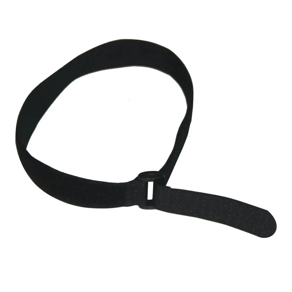 50pcs 2cmx20cm Nylon Magic Strap Lipo Battery Ribbon Fastener Reusable Cable Tie Wrap Black