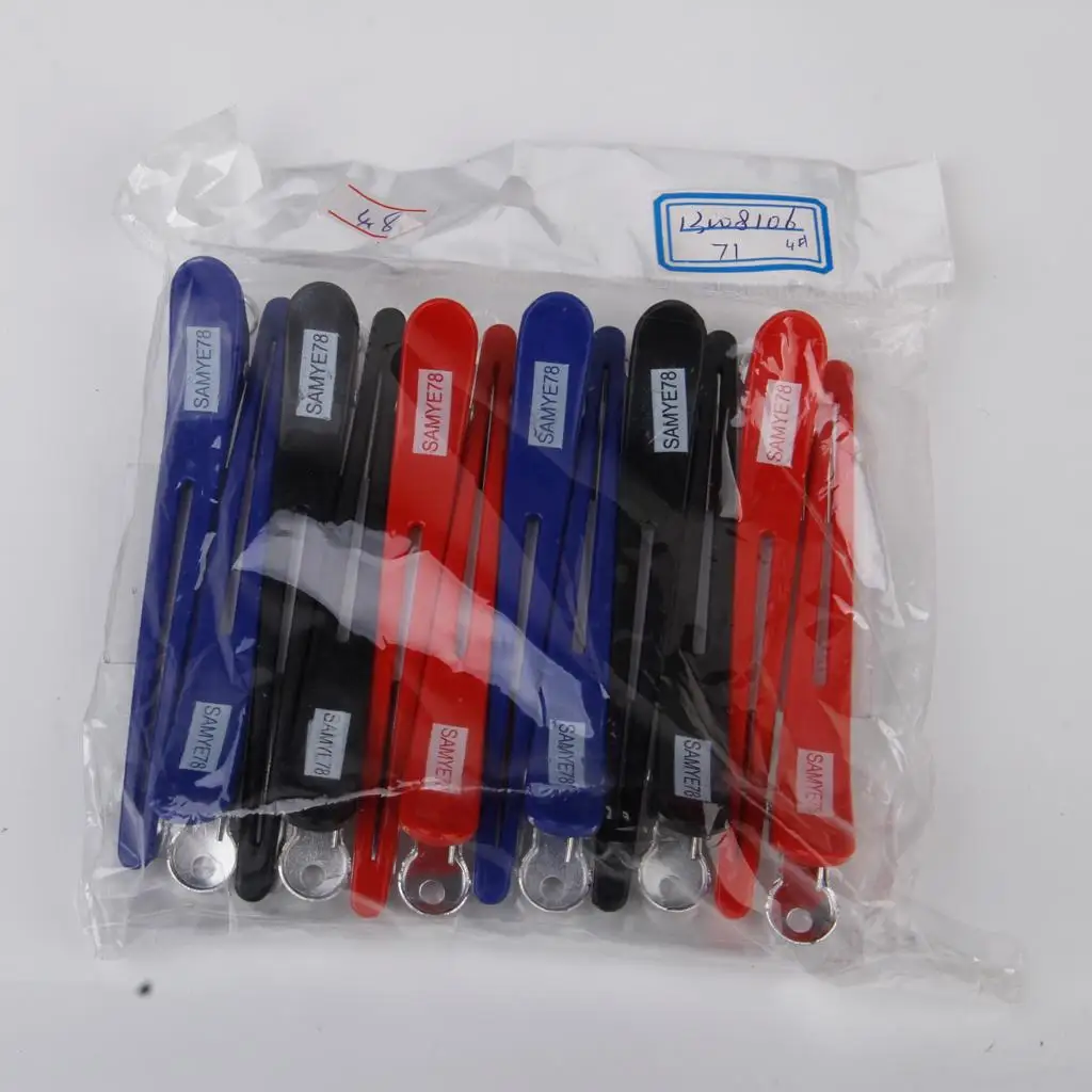 

Hair Styling Clips Colorful Sectioning Clamps Strong Grip Accessories for Hair Salon and Home Use