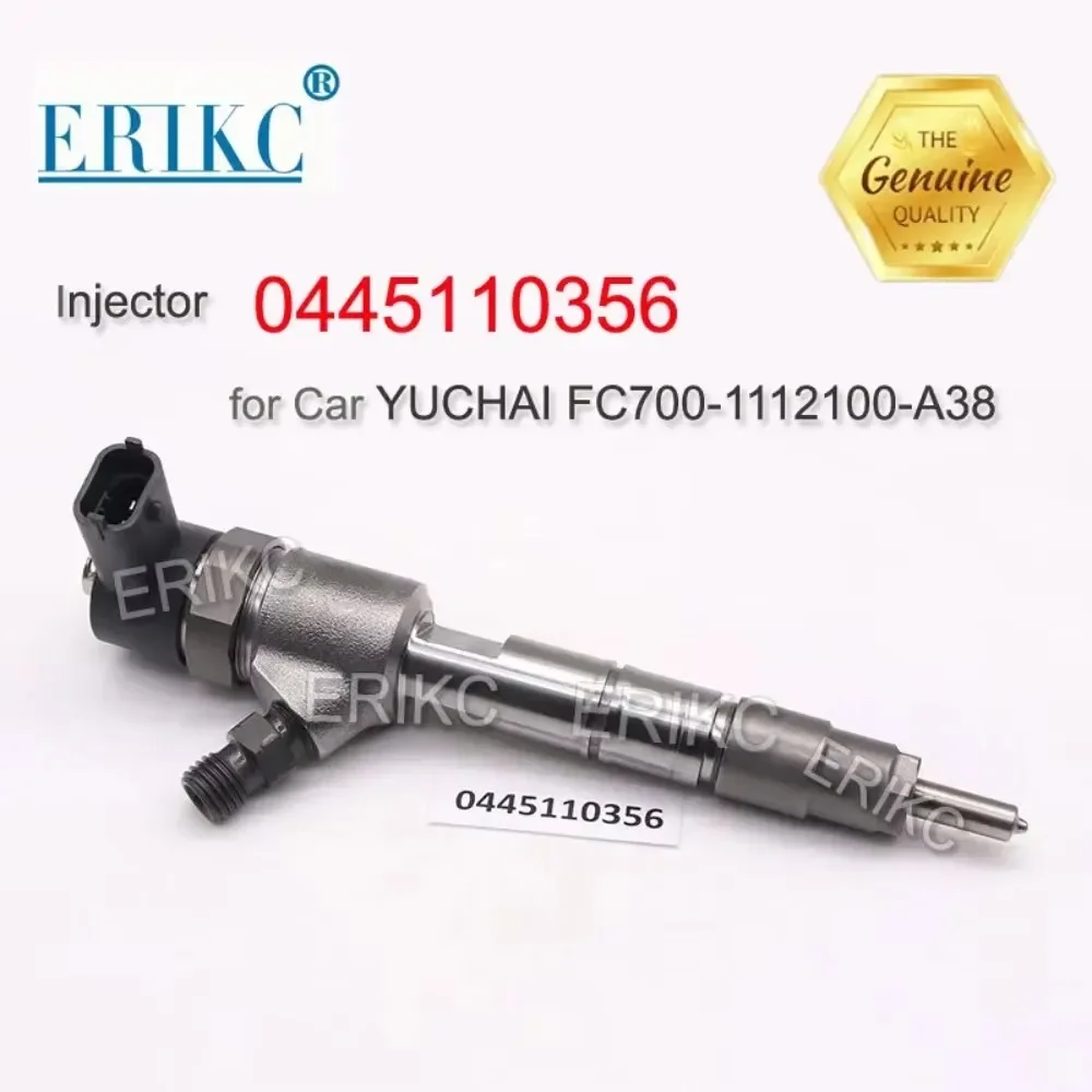 

ERIKC 0 445 110 356 C Rail Diesel Injection 0445110356 Diesel Fuel Pumps Injectors 0445 110 356 for JAC YUCHAI FC700-1112100-A38