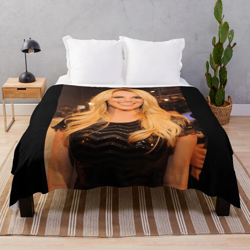 

Britney Black Throw Blanket Spring Fall Cozy Throw Blanket for Couch