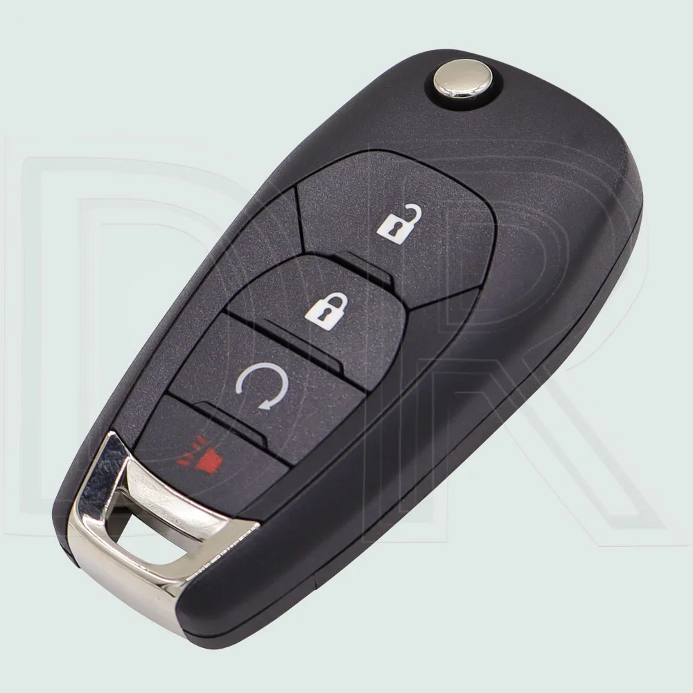 DR Replacement Flip Car Key Shell Case For Chevrolet Cruze Avo Trax Onix Tracker Spark XL7 XL8 Trailblazer Colorado RS Sonic view 3