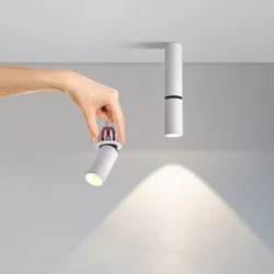 Recessed COB Spotlights Ceiling Anti-glare 5W 7W 12W 360° rotation 15-60° Adjustable focus Dimmable AC85-265V Interior lighting