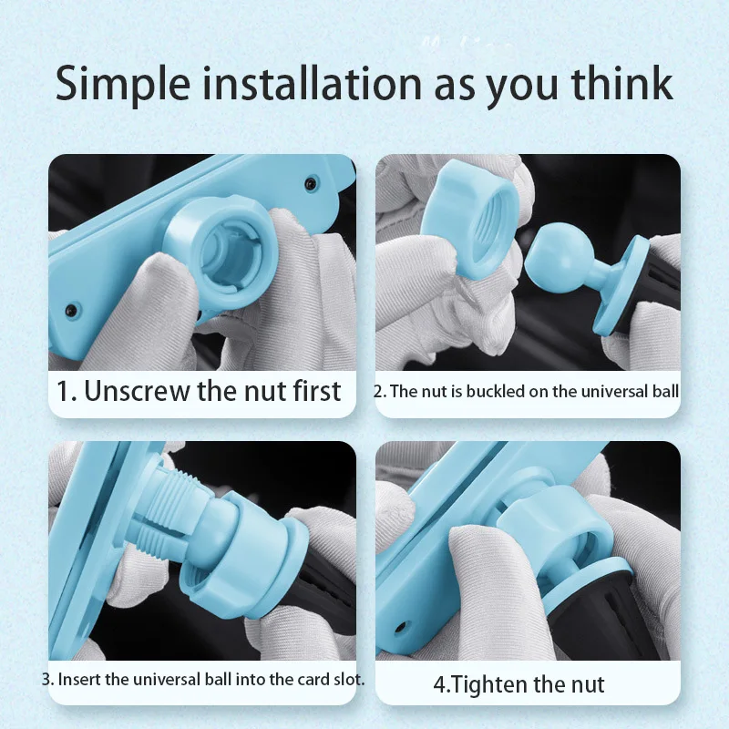 Cinnamoroll Melody Car Phone Mount Character Air Vent Clip Holder Stable Anti Slip Cute Girl Car Accessories For iPhone Samsung