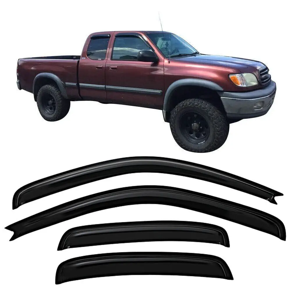 

For 2000-06 Toyota Tundra Extended Cab Window Visor Vent Shade Guards 4x