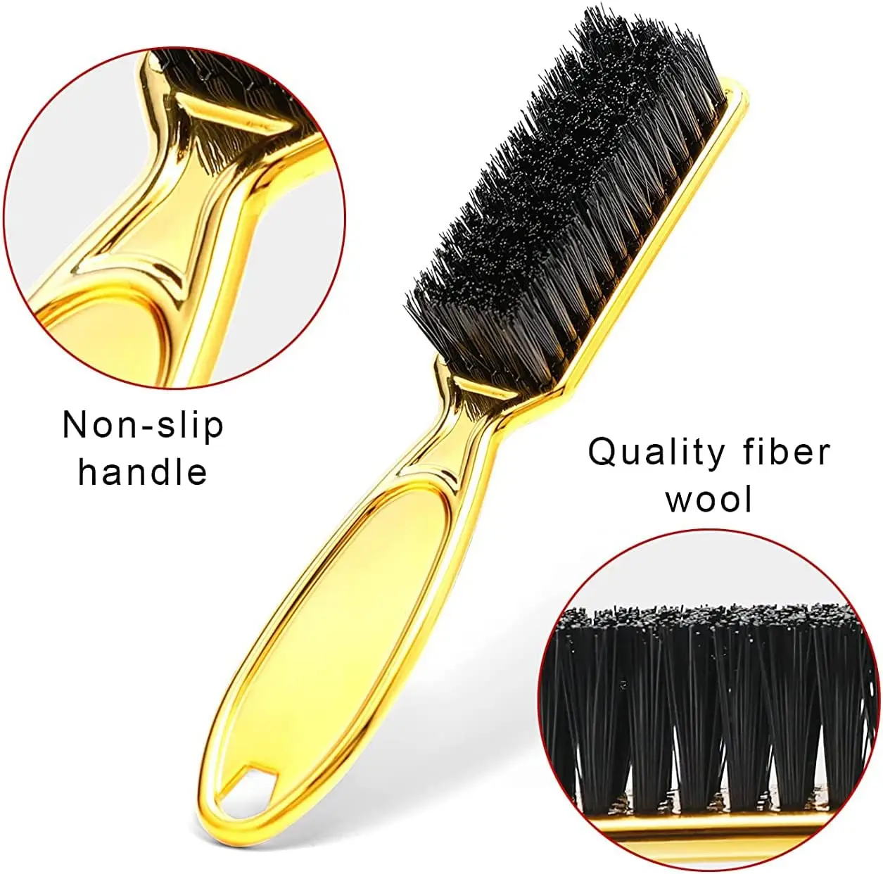 300ML Barber Spray Bottle Refillable Electroplating Water Can Professional Hairdressing Hairbrush Haircut Comb Set