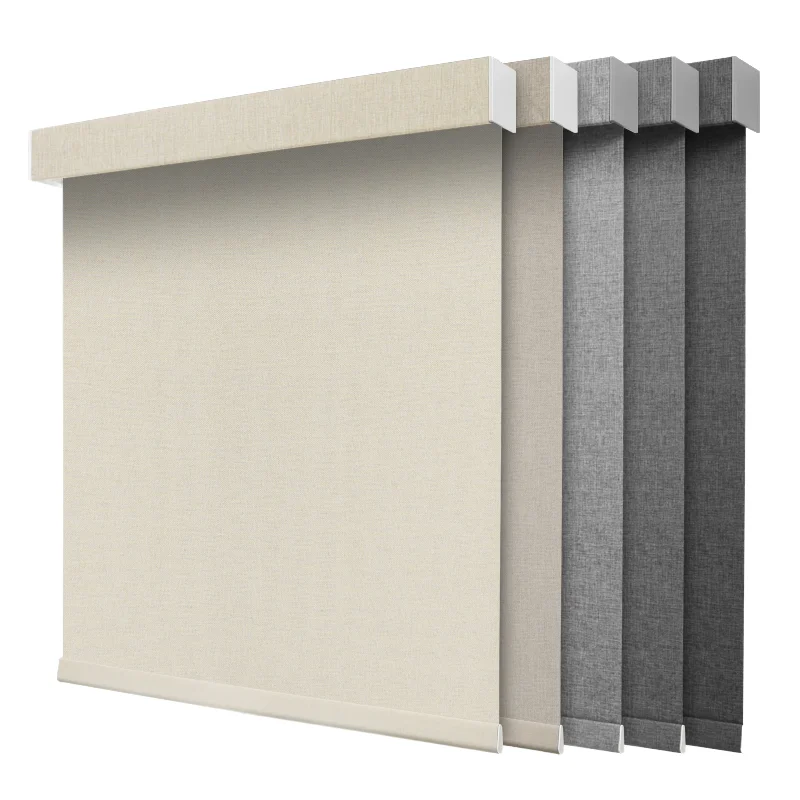 

Hot Selling Factory Price 100%Blackout Privacy Protection Child Safety Manual Cordless Roller Blinds For Windows