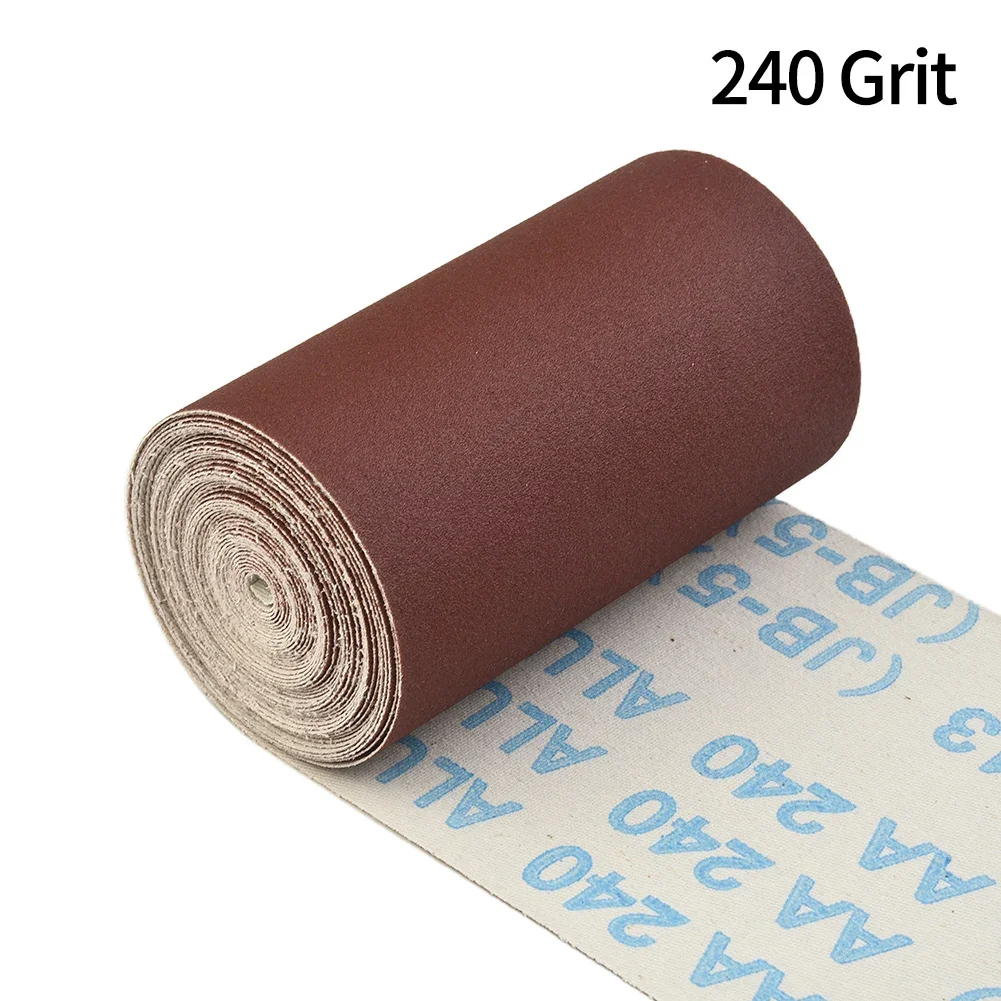 80-600 Grit Sandpaper Roll 10cm X 5meter Emery Cloth Roll Abrasive Sand Paper Roll For Wood Furniture Metal Polishing Tools