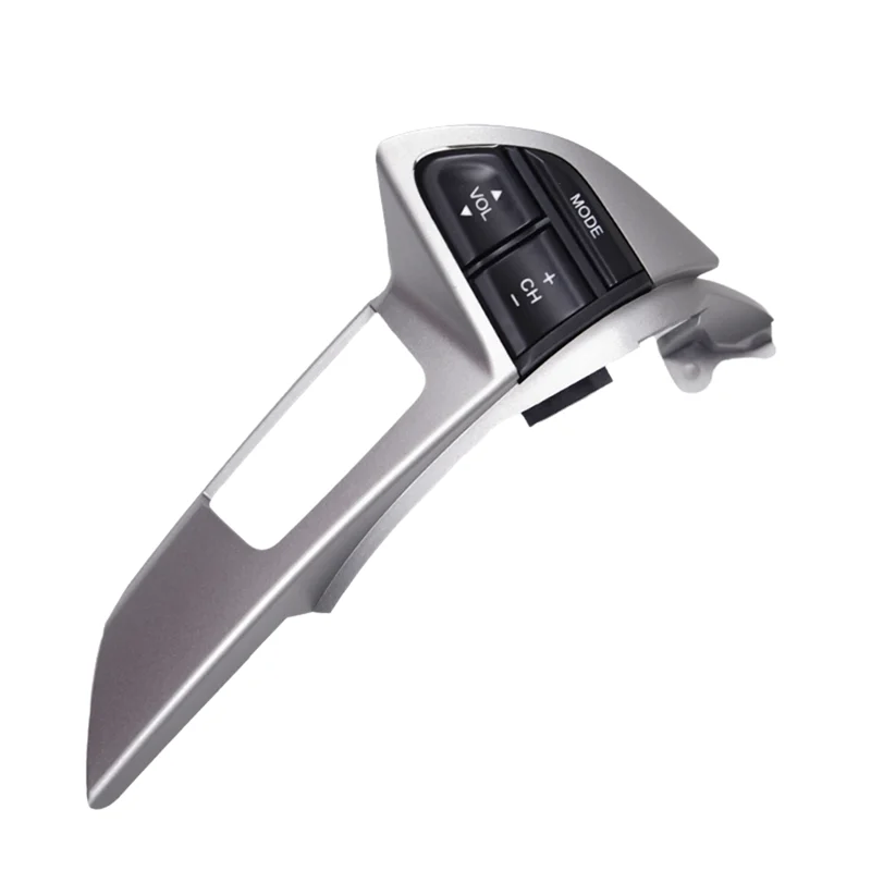 Durable-Car Steering Wheel Left Side Volume Adjustment Switch With Holes Frame Multifunction Button For Honda Accord 2008-2012