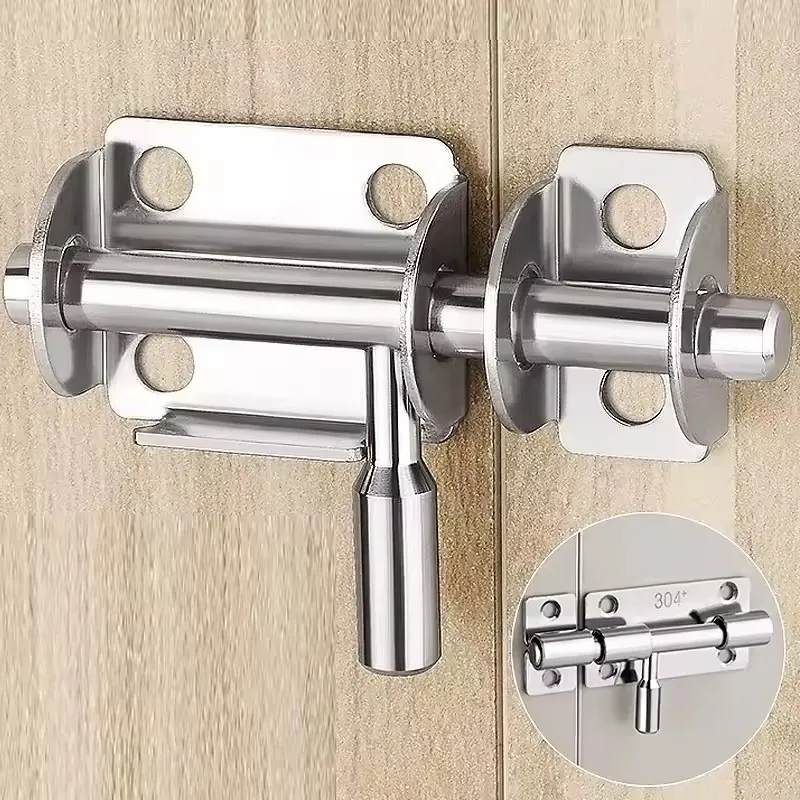 قفل باب من الفولاذ المقاوم للصدأ قفل باب أمان صغير مزلاج النافذة الثقيلة انزلاق بوابة برج البراغي مزلاج الصيد أقفال الترباس المنزل