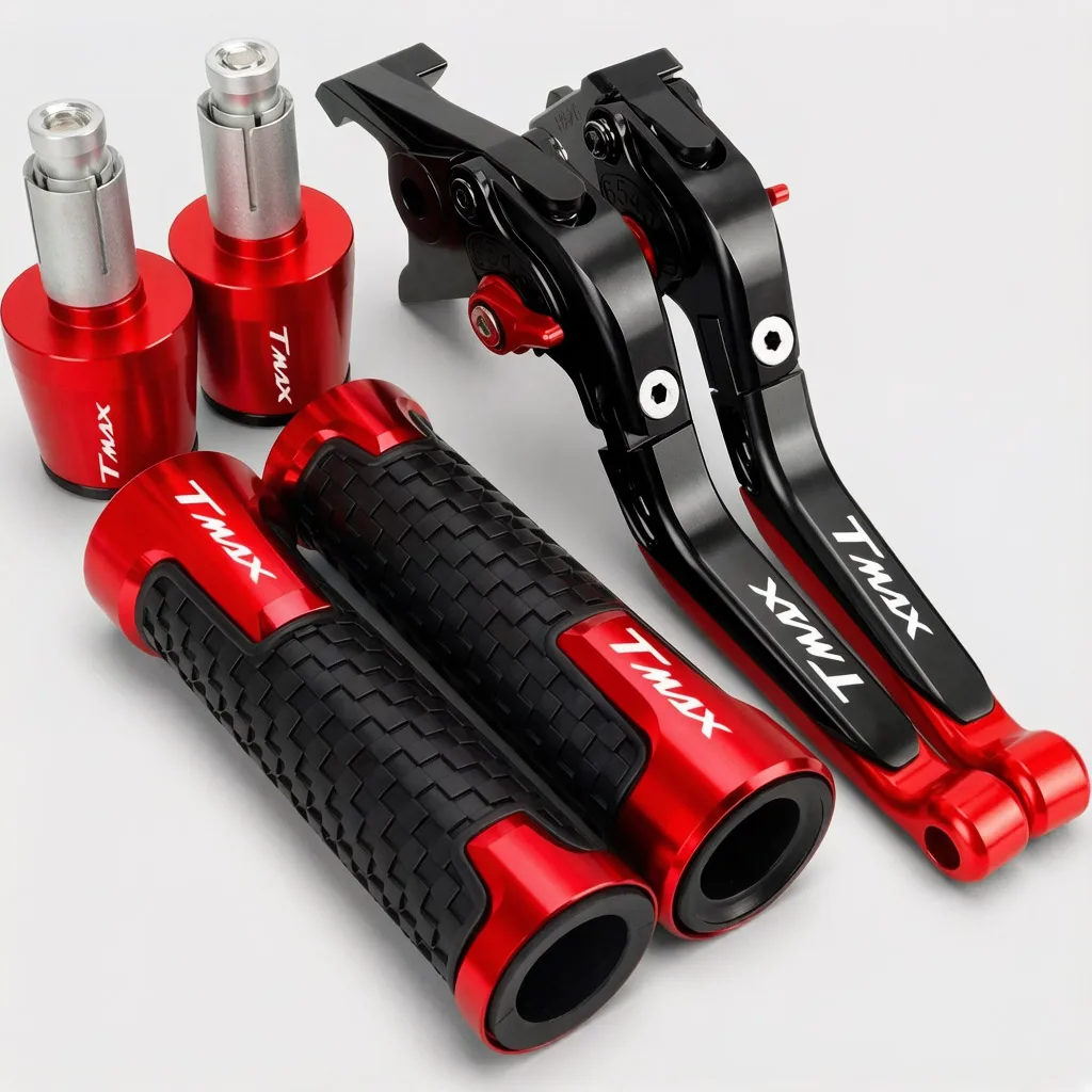 

For YAMAHA T-MAX TMAX 500 530 2008 2009 2010 2011 2012 2013 2014 2015 2016 Brake Clutch Levers 7/8"22MM Handlebar Grips Ends