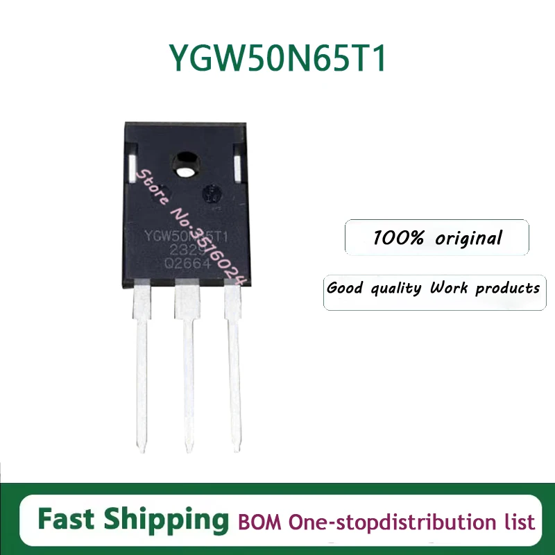 

10 шт./лот YGW50N65T1 YGW50N65TI 100% новый