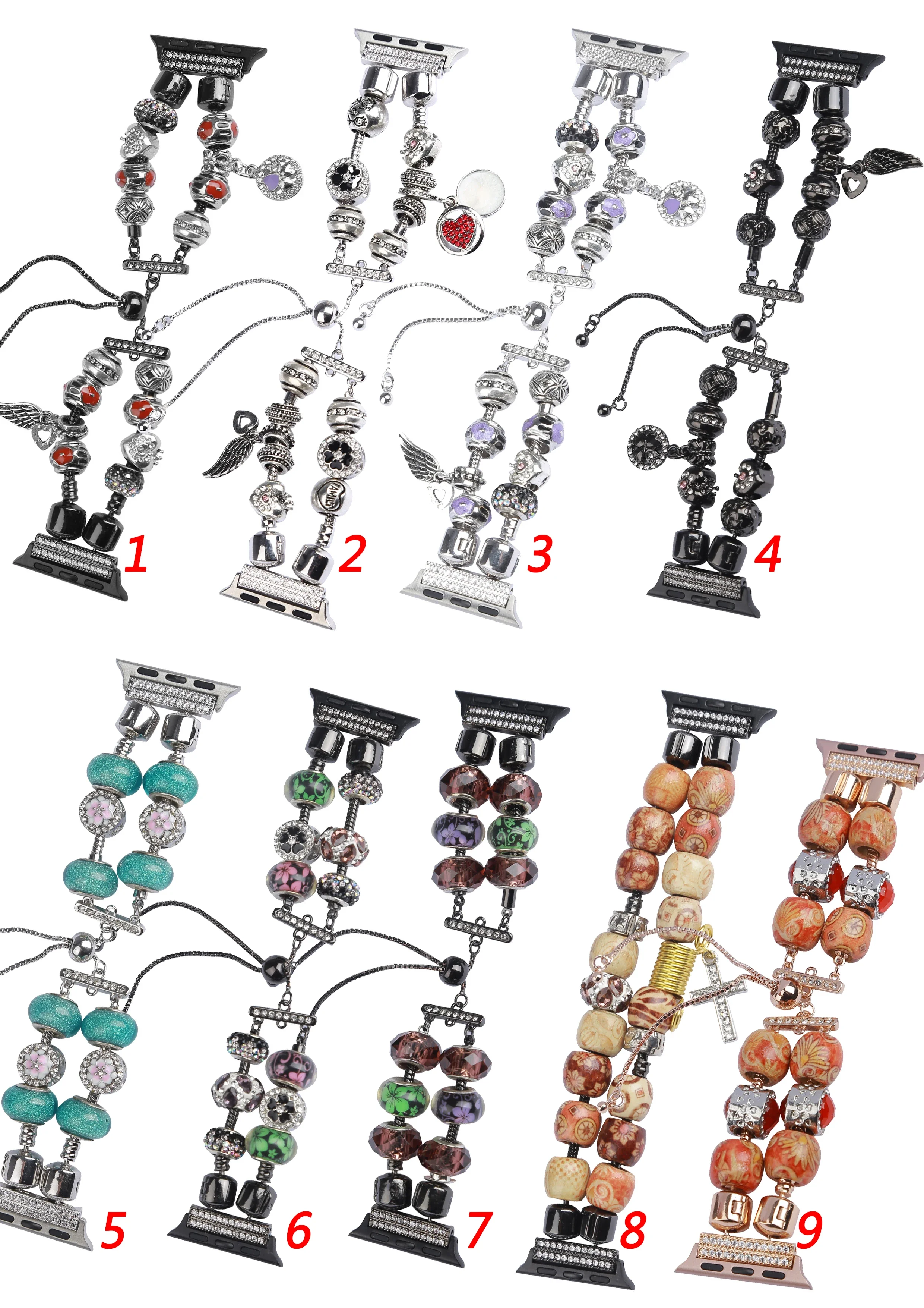 Diamond Strap for Apple Watch Ultra 10 9 8 7 49mm 46mm 41mm 45mm 6 5 4 SE 40mm 44mm Women Metal Charm Band or iWatch 3 38mm 42mm